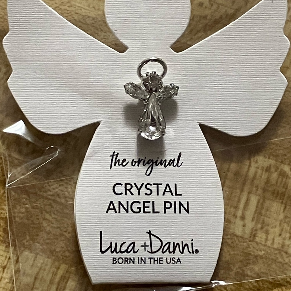 Crystal Angel Pin 12$